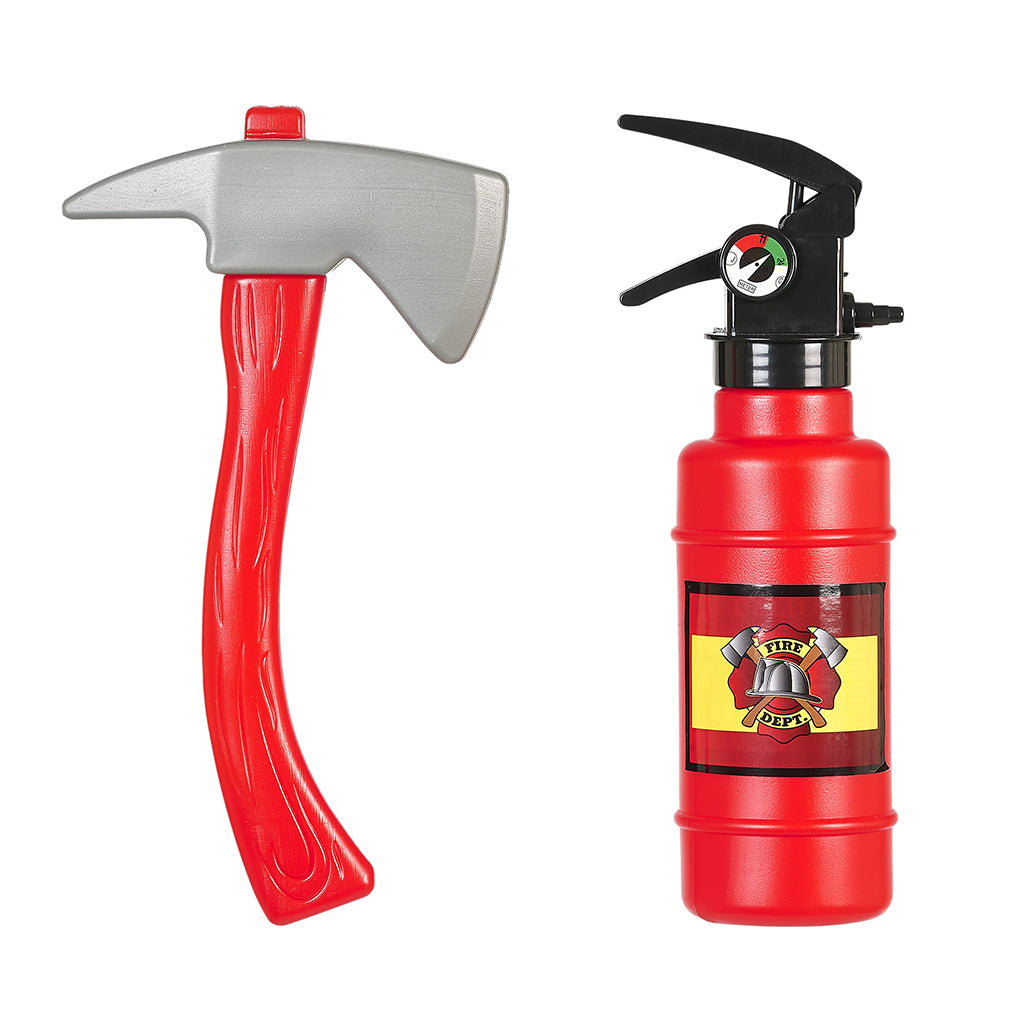 Souza Firefighter Costume with Equipment, Size 4–7 Years
