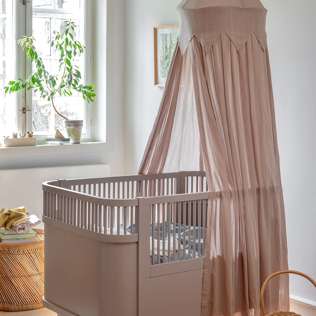 Sebra Bed Canopy, Star - Jetty Beige