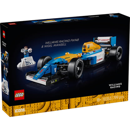 LEGO® Icons, Williams Racing FW14B and Nigel Mansell