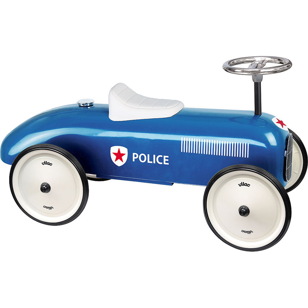Vilac Metal Ride-On, Police Car