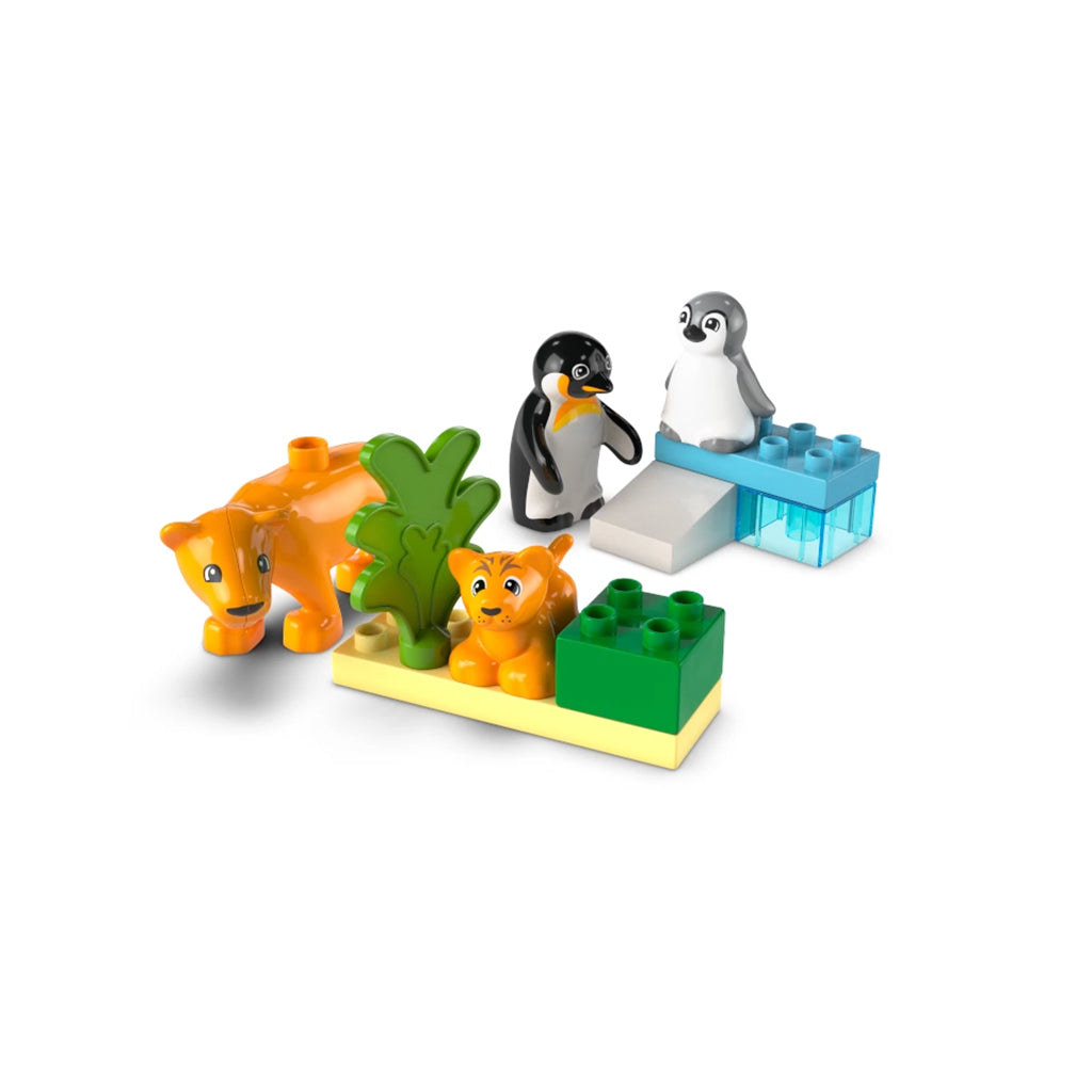 LEGO® DUPLO® Town, Wild Animal Families: Penguins and Lions