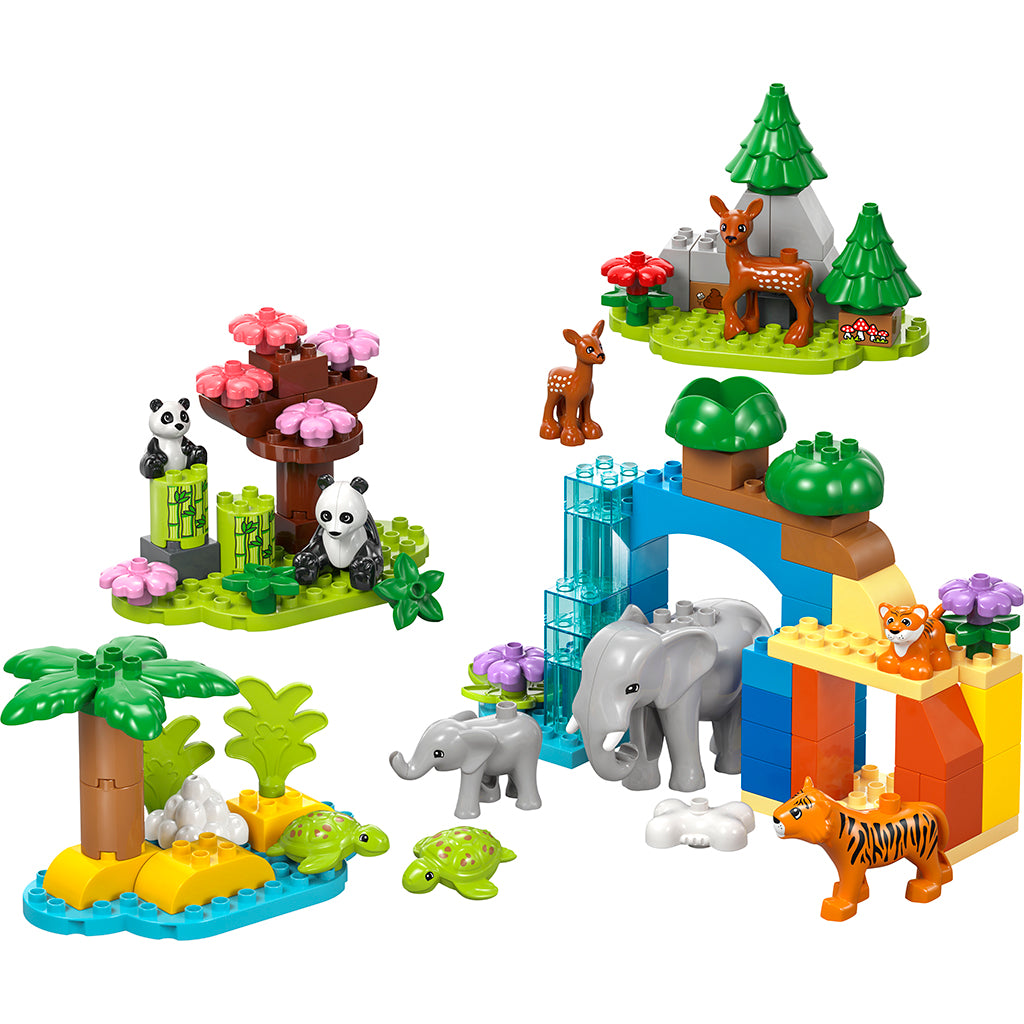 LEGO® DUPLO® Town, 3-in-1 Wild Animal Families