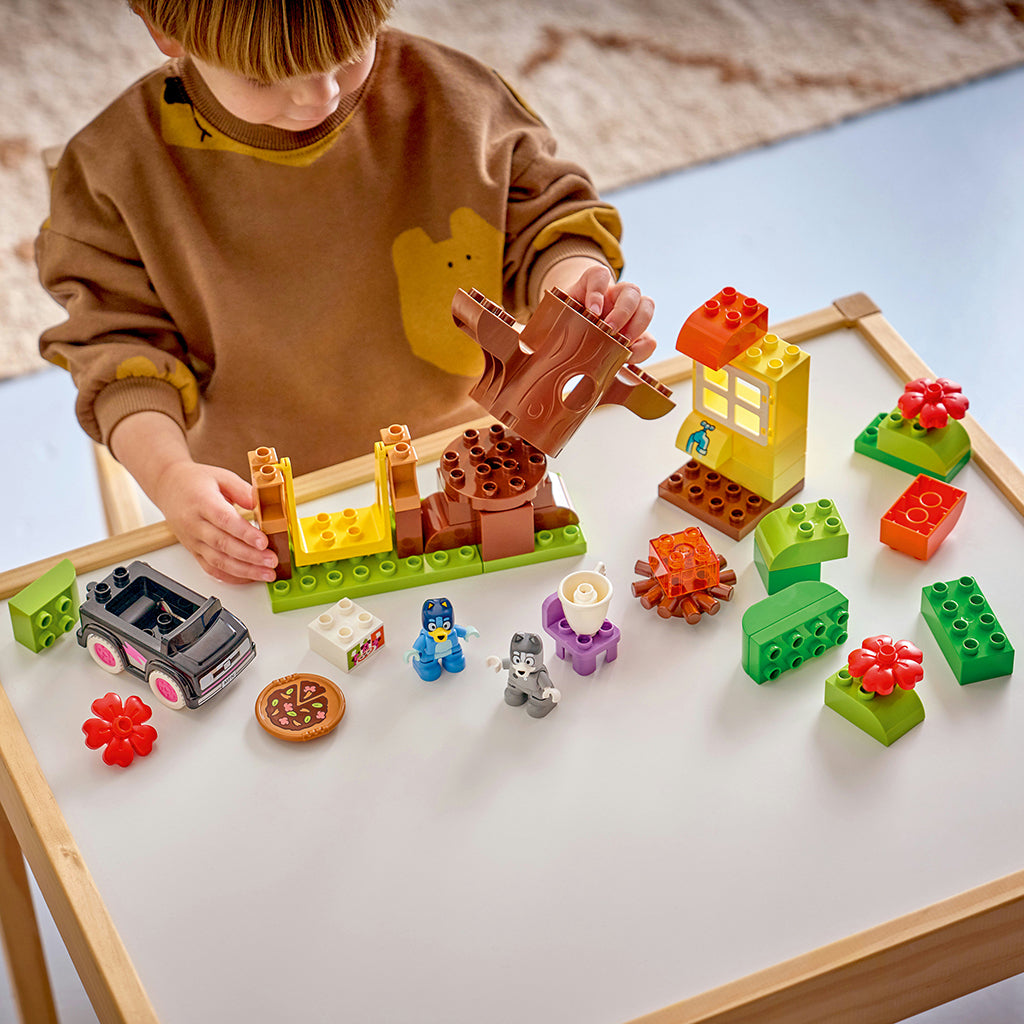 LEGO® DUPLO® Bluey Pizza-piger med Muffin og Bluey
