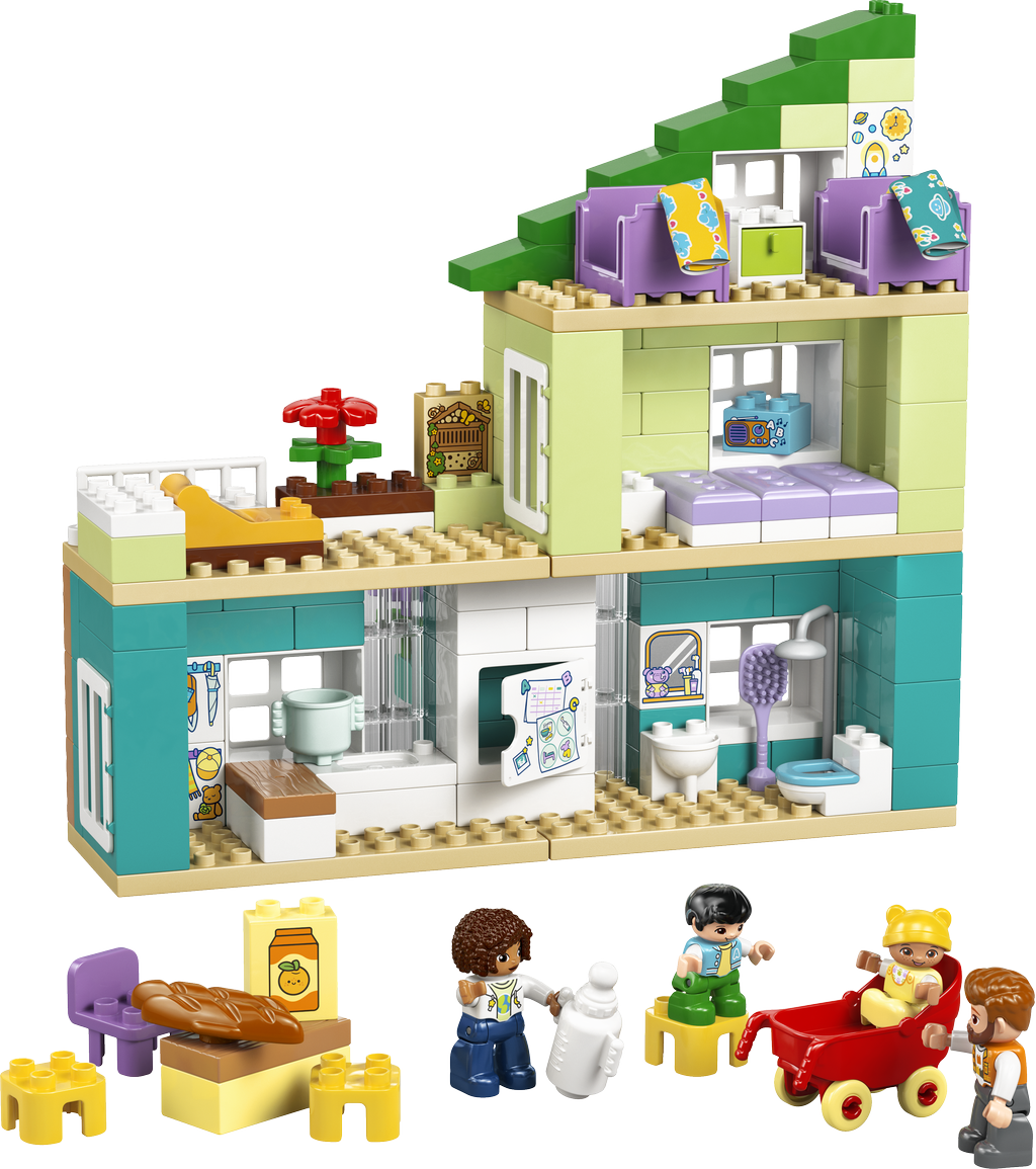 LEGO® DUPLO® Modern Family House with Figures