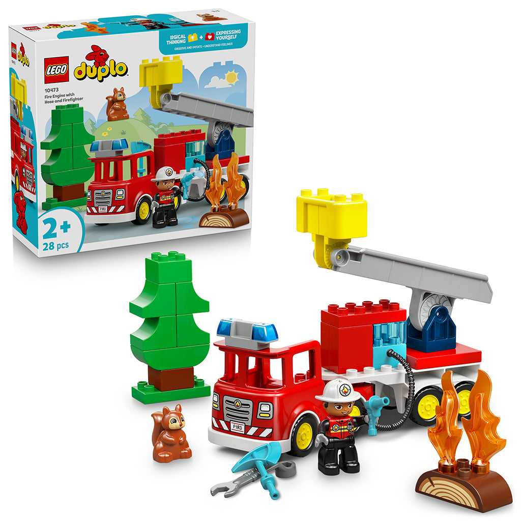 LEGO® DUPLO® Fire Truck with Hose and Firefighter