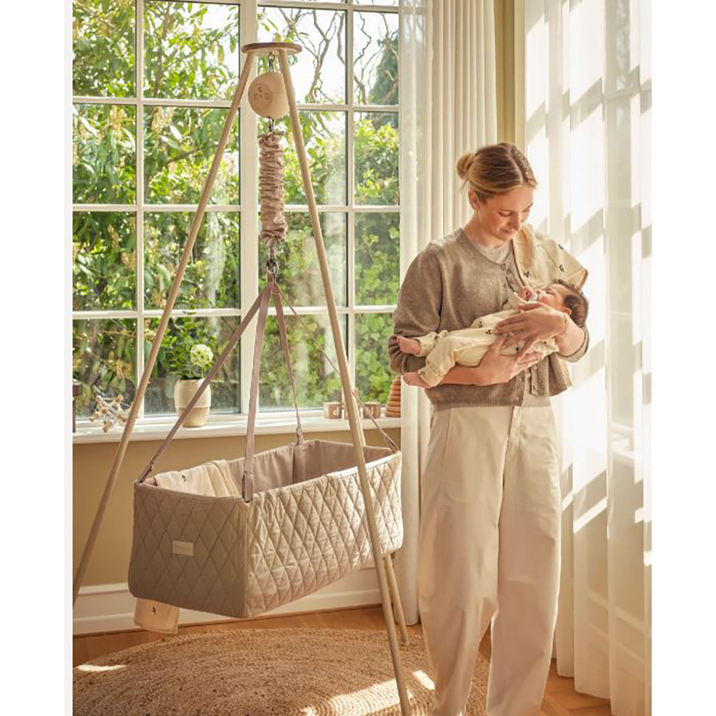 Moonboon Tripod, Stand for Cradle or Hammock Cradle - Cream White