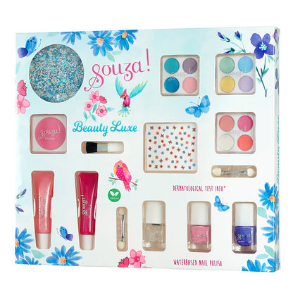 Souza Makeup Set for Kids, Beauty Luxe - Blue/Silver Hair Glitter