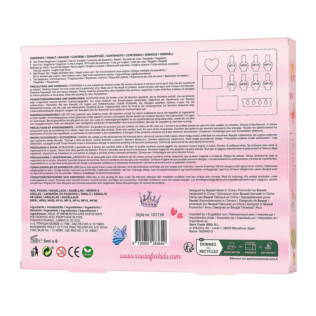 Souza Princess Nail Set for Children