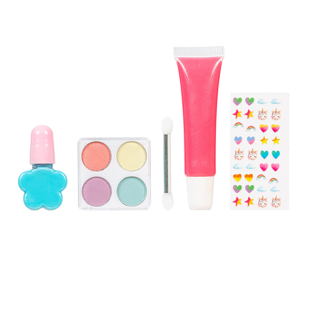 Souza Makeup Set for Kids, Gift Box with Makeup and Sleep Mask - Unicorn Sleepover