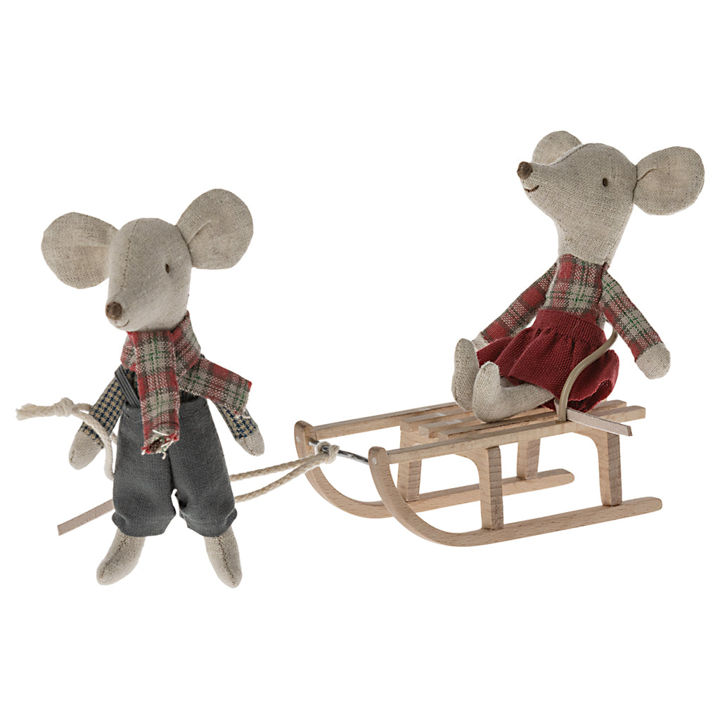 Maileg Doll Accessories, Sleigh for Mice