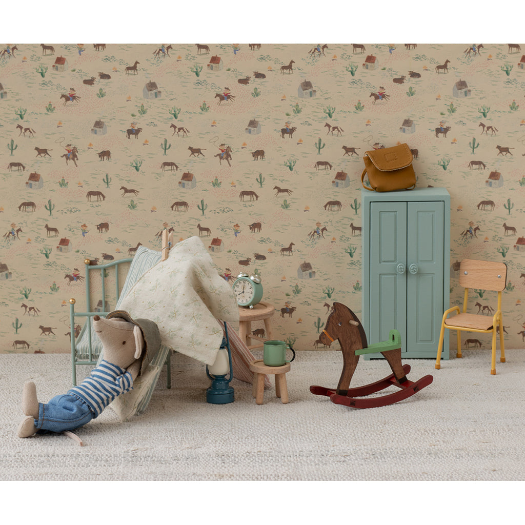 Maileg Accessories for Little Brother/Sister and Big Brother/Sister Mice - Spotted Rocking Horse