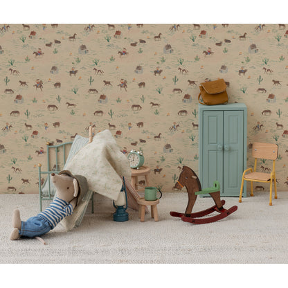 Maileg Accessories for Little Brother/Sister and Big Brother/Sister Mice - Spotted Rocking Horse