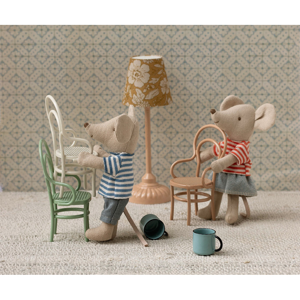 Maileg Accessories for Mice, Vintage Chair - Dark Powder