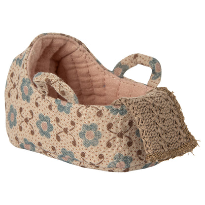 Maileg Accessories for Mice, Doll Carrycot for Baby Mouse - Pink