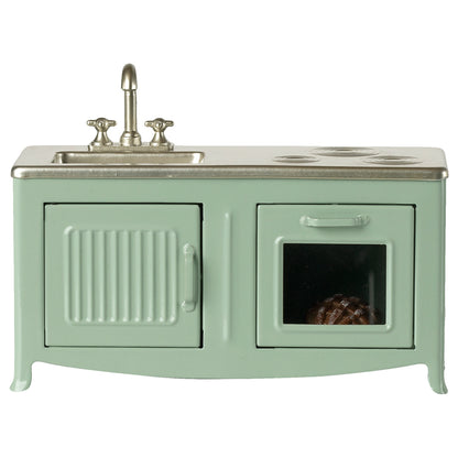 Maileg Doll Accessories, Kitchen for Mice - Mint