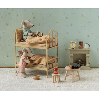 Maileg Accessories for Mice, Bunk Bed - Wheat