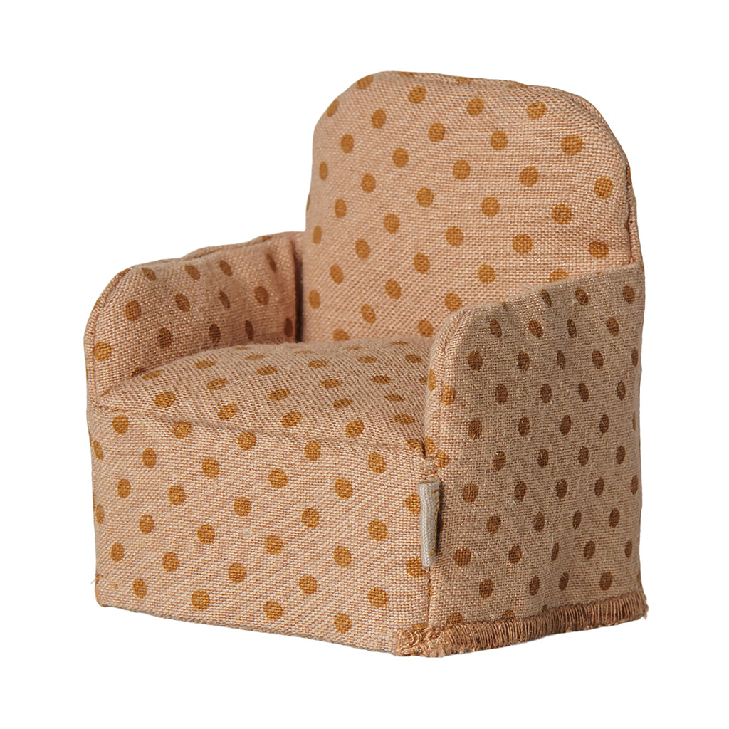 Maileg Mouse Accessory, Folding Chair – Dots
