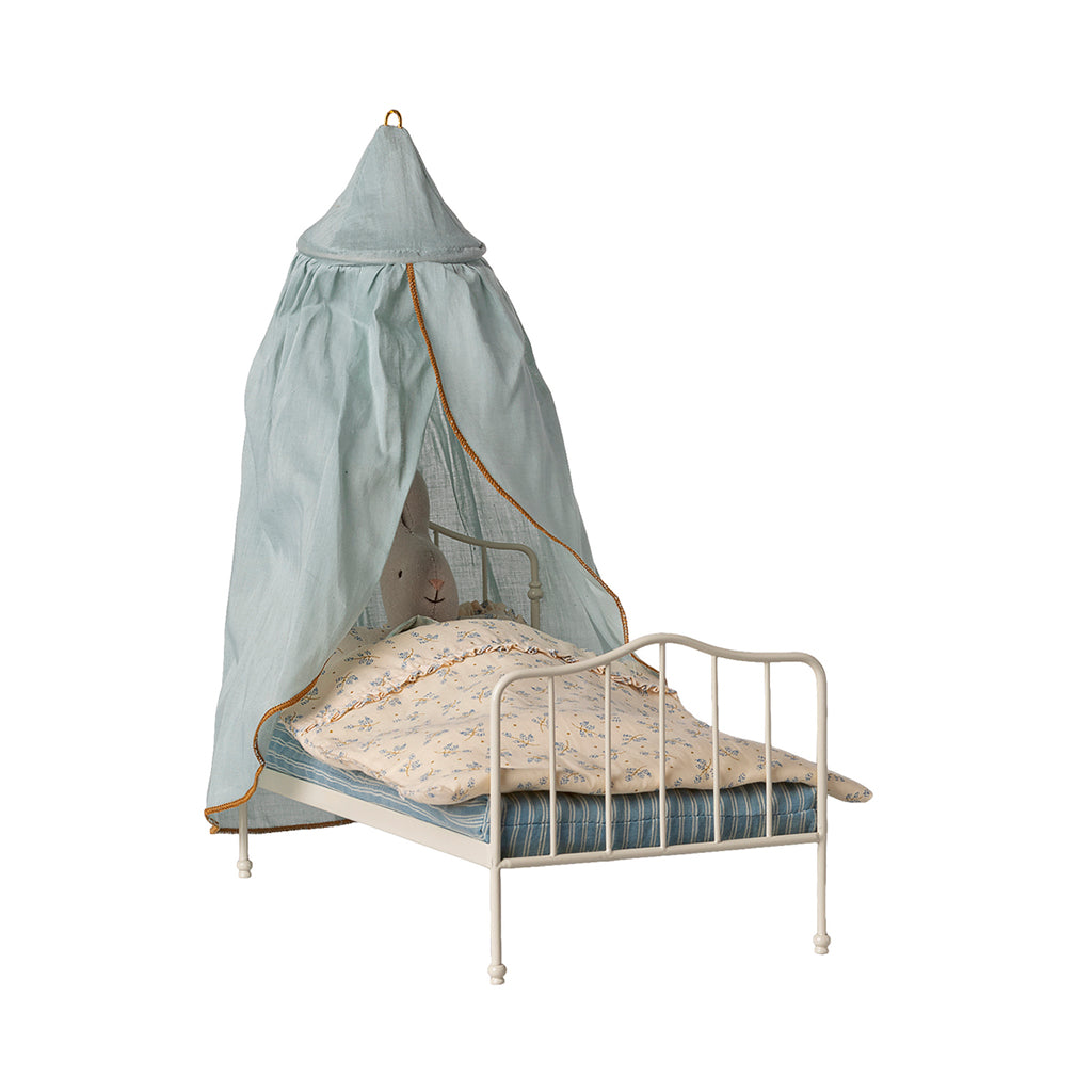 Maileg Doll Accessories for Mice, Miniature Bed Canopy - Mint