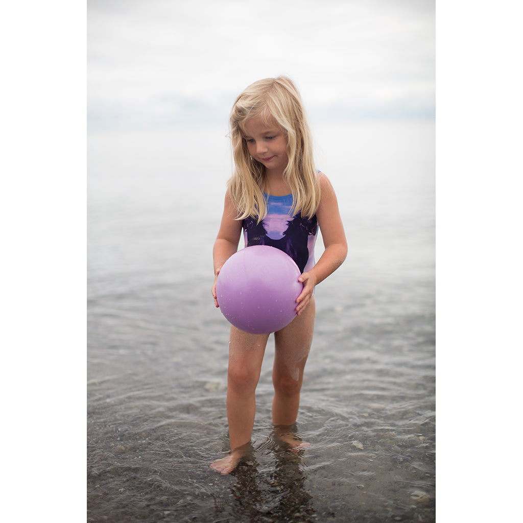 Scrunch-Ball, Inflatable Soft Ball - Ice Cream Purple