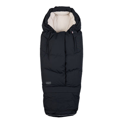 Voksi Footmuff, City North Stroller Bag, OEKO-TEX - Black Cream