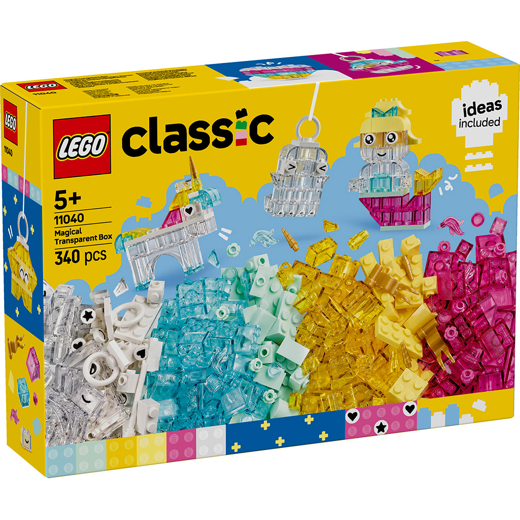 LEGO® Classic, Magical Transparent Bricks