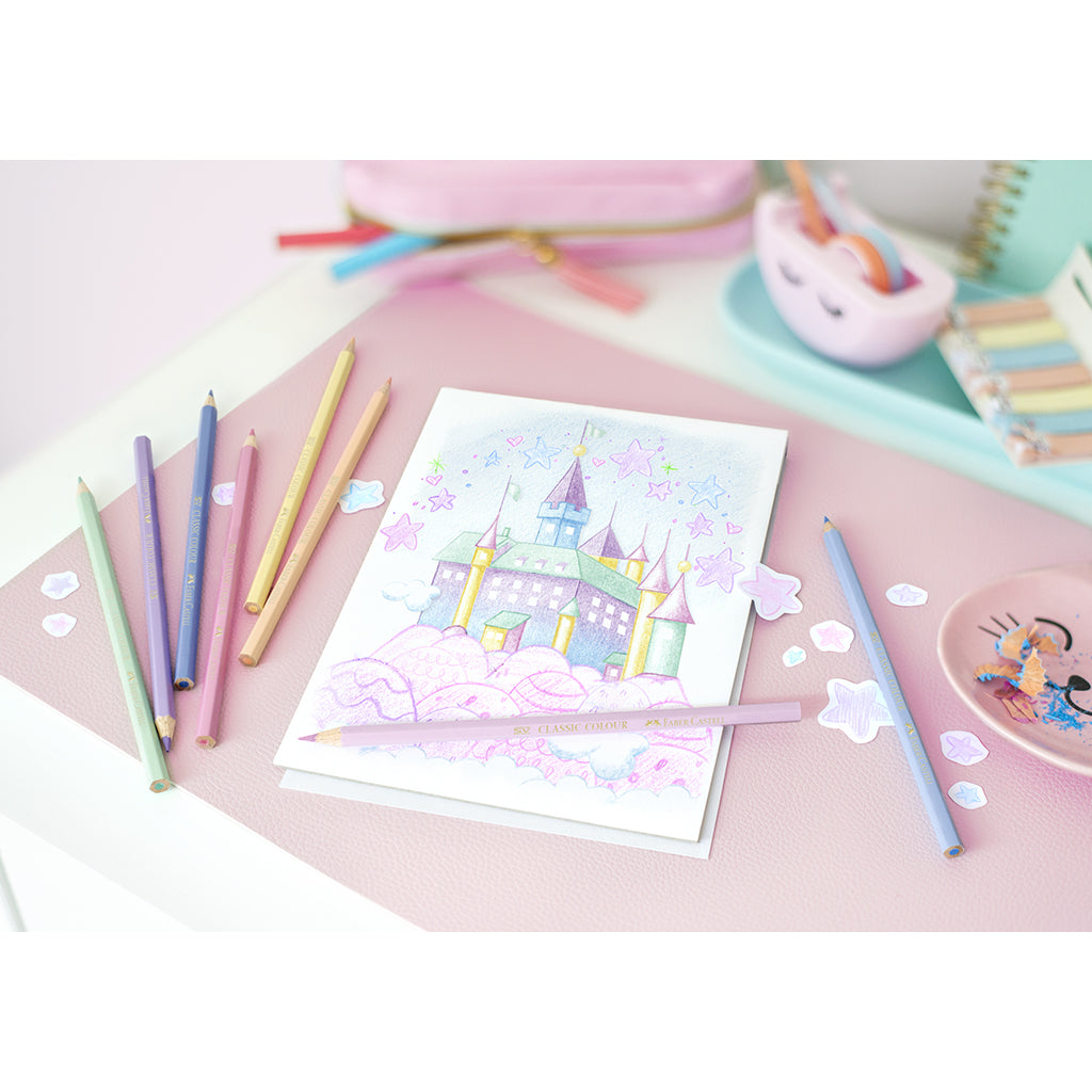 Faber-Castell, 10-Pack Colored Pencils - Pastel