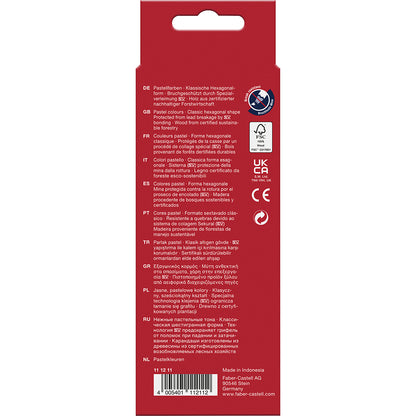 Faber-Castell, 10-Pack Colored Pencils - Pastel