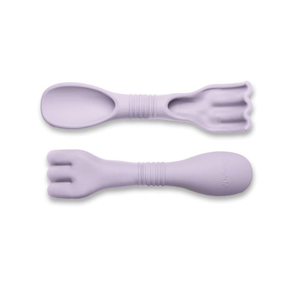 Scrunch Sand Toy, Shovel/Rake Combo - Double-Digger - Light Purple