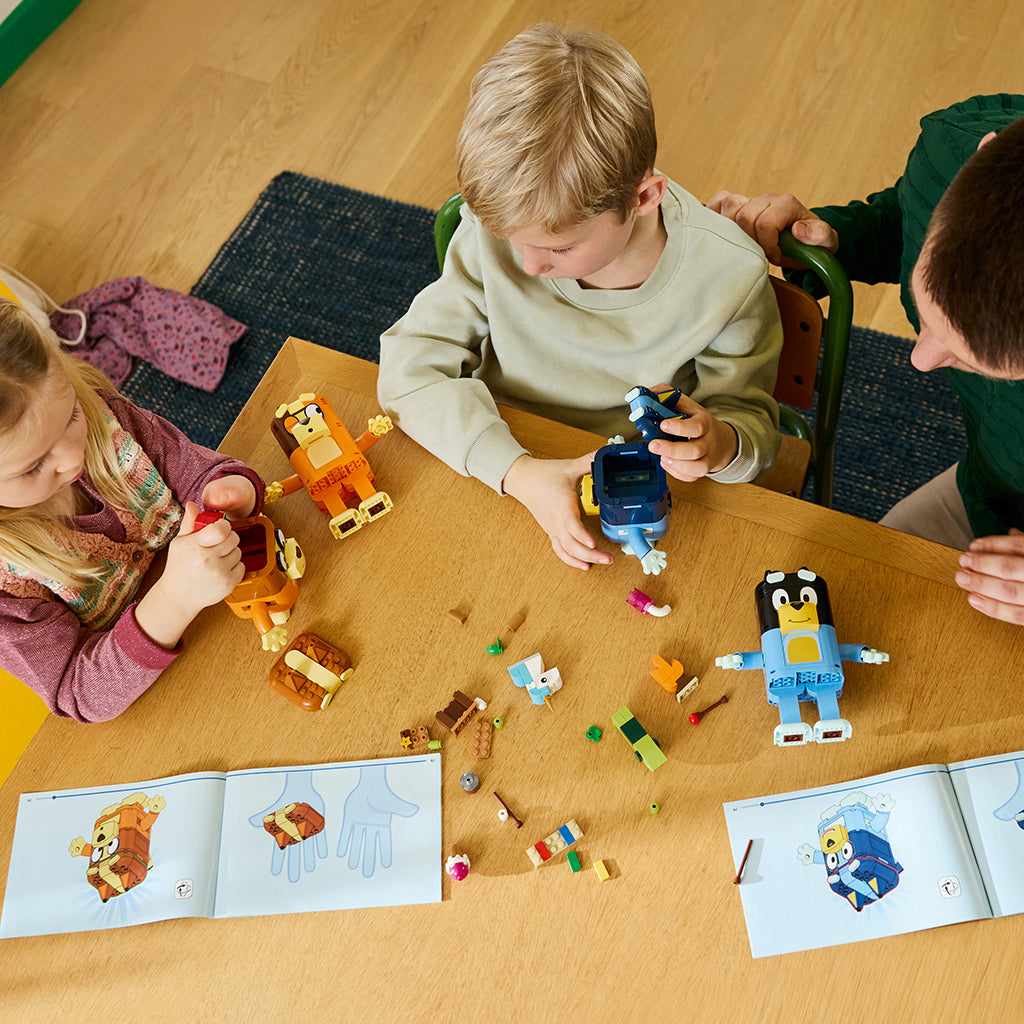 LEGO® Bluey Brick-Built Bluey Family Toy Figures 11217