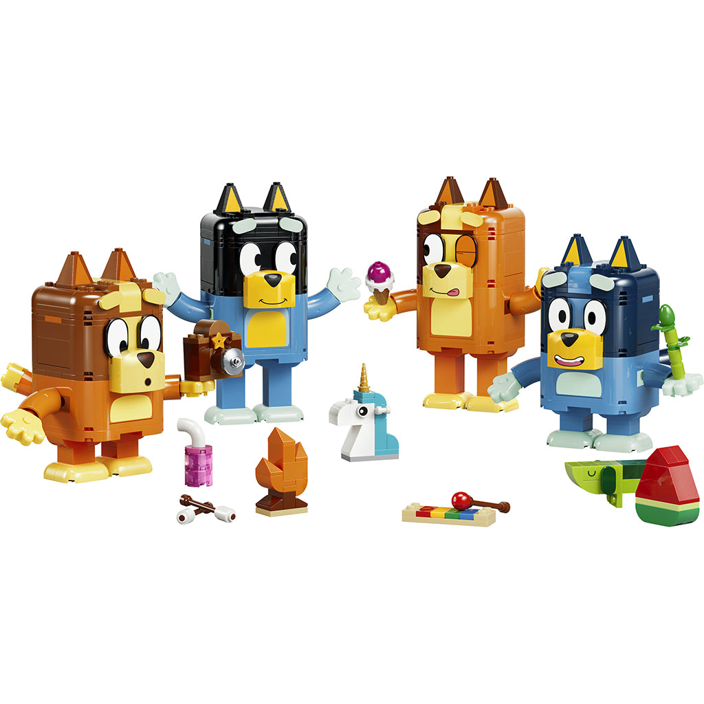 LEGO® Bluey Brick-Built Bluey Family Toy Figures 11217