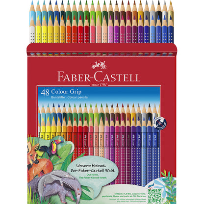 Faber-Castell 48 Piece Grip Watercolor Pencils