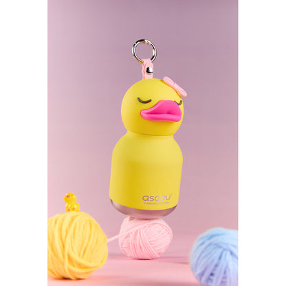 Asobu Bestie Mini Thermo Drink Bottle with Keyring, 200 ml – Duck