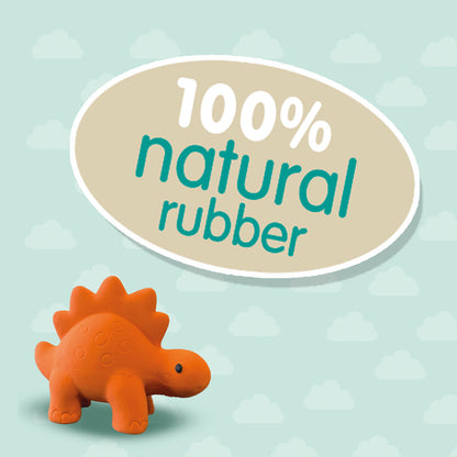 SES Creative Bath Toy, Stegosaurus - Natural Rubber
