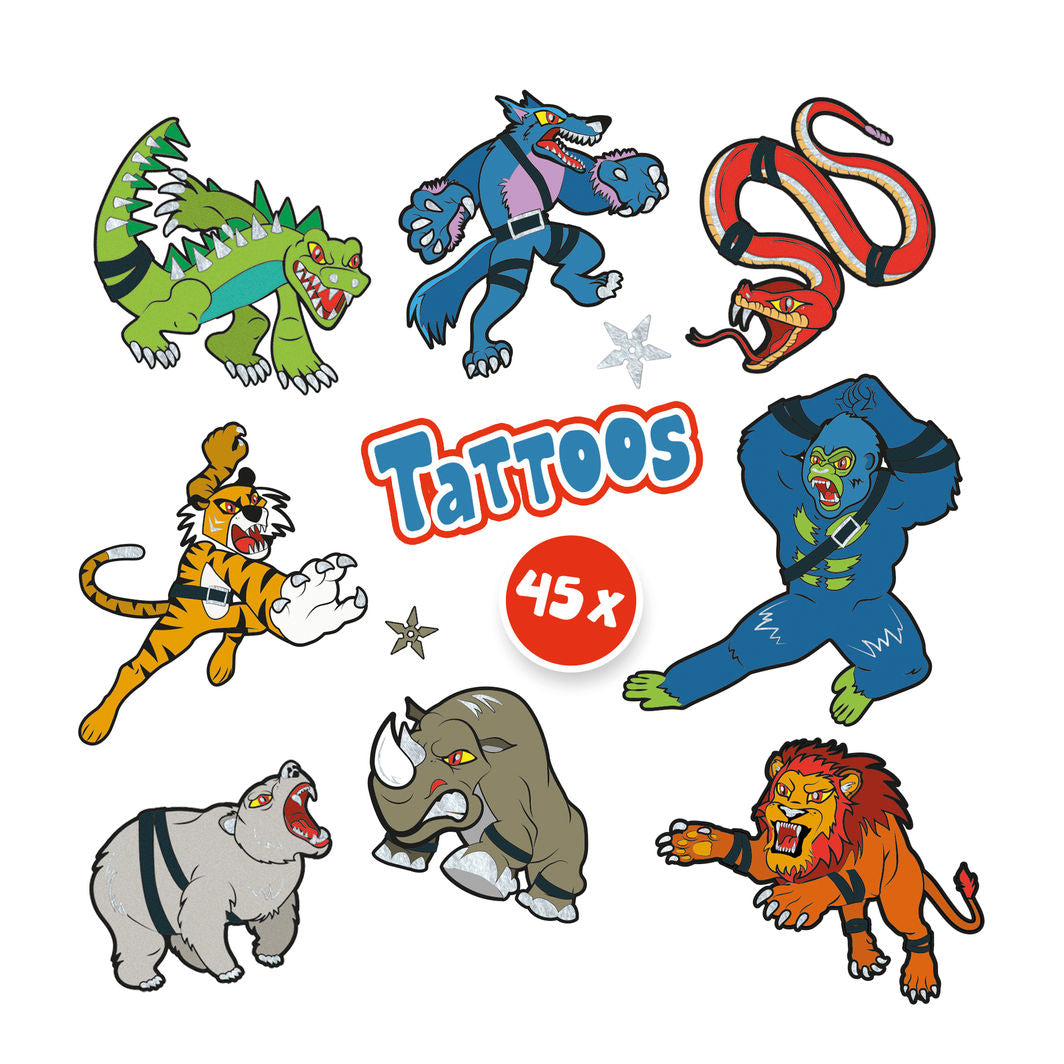 SES Creative Tattoos, Animal Warriors