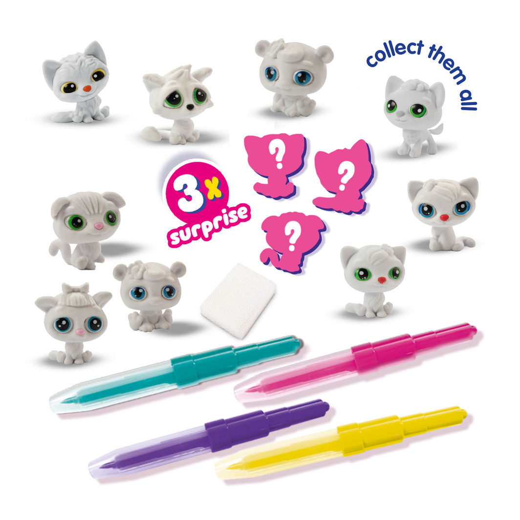 SES Creative Blow Pens, Decorate 3 Kittens