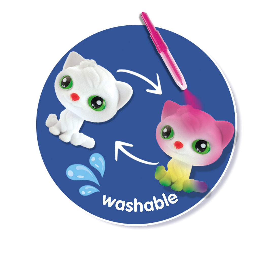 SES Creative Blow Pens, Decorate 3 Kittens