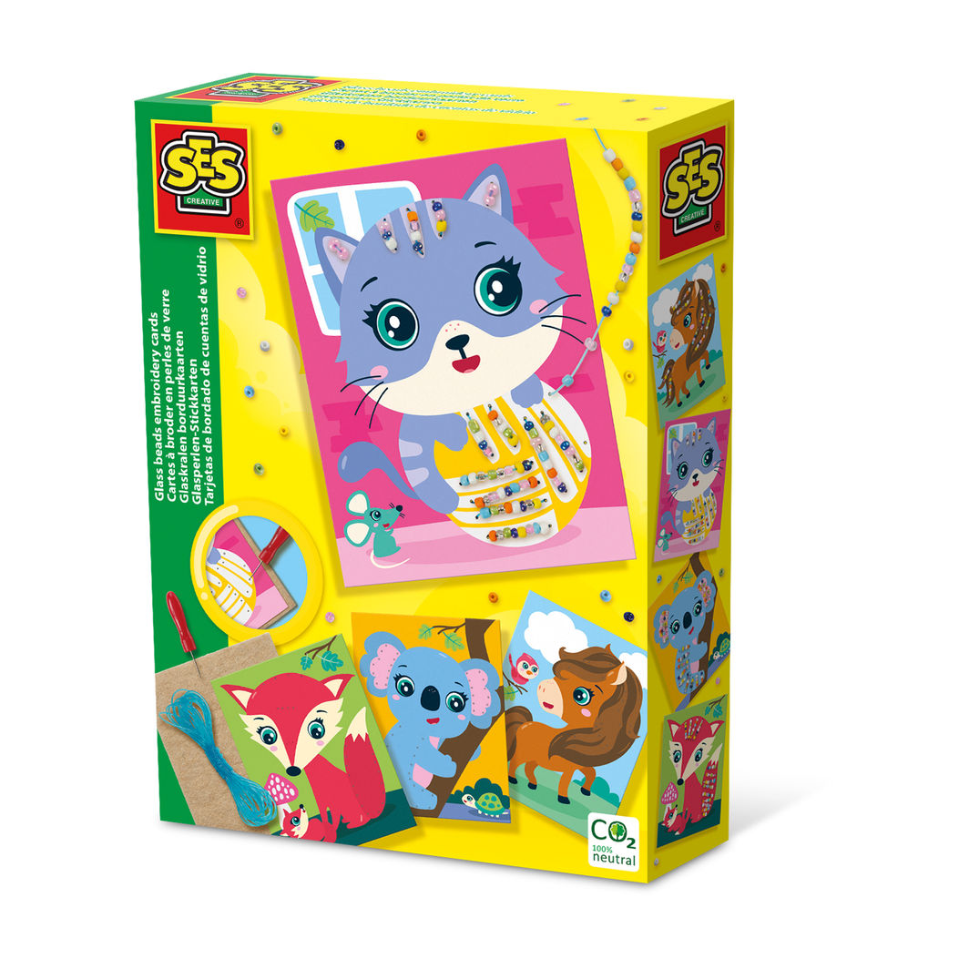 SES Creative Embroidery Cards – Embroider with Glass Beads