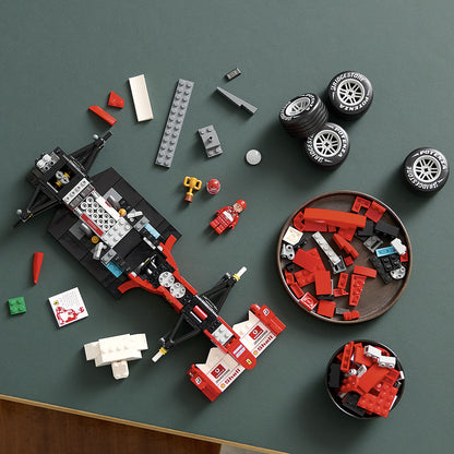 LEGO® Icons Ferrari F2004 and Michael Schumacher