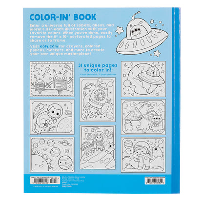 Ooly Coloring Book, Outer Space Explorers