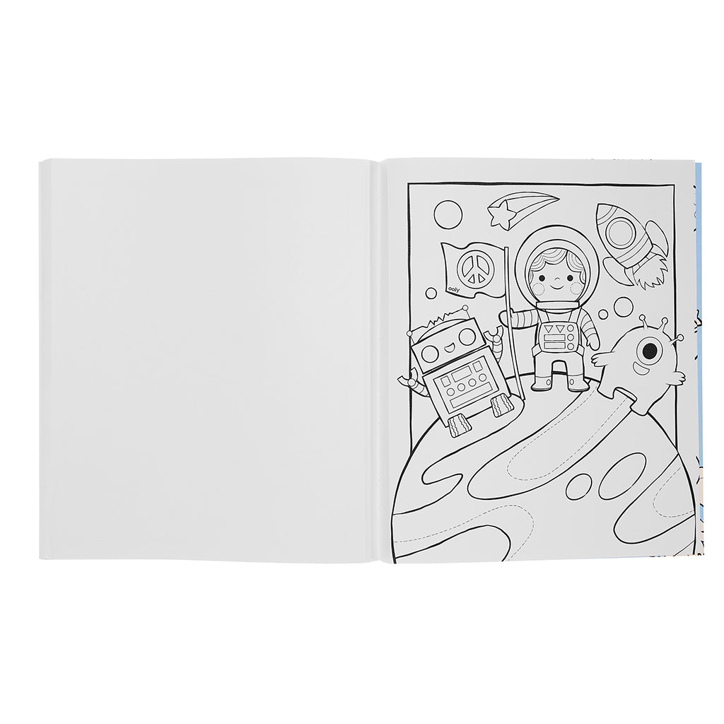 Ooly Coloring Book, Outer Space Explorers