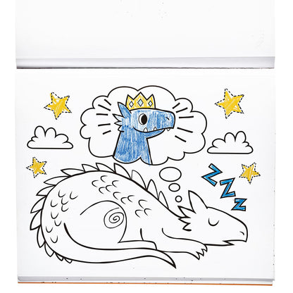 Ooly Coloring Book, Knights &amp; Dragons