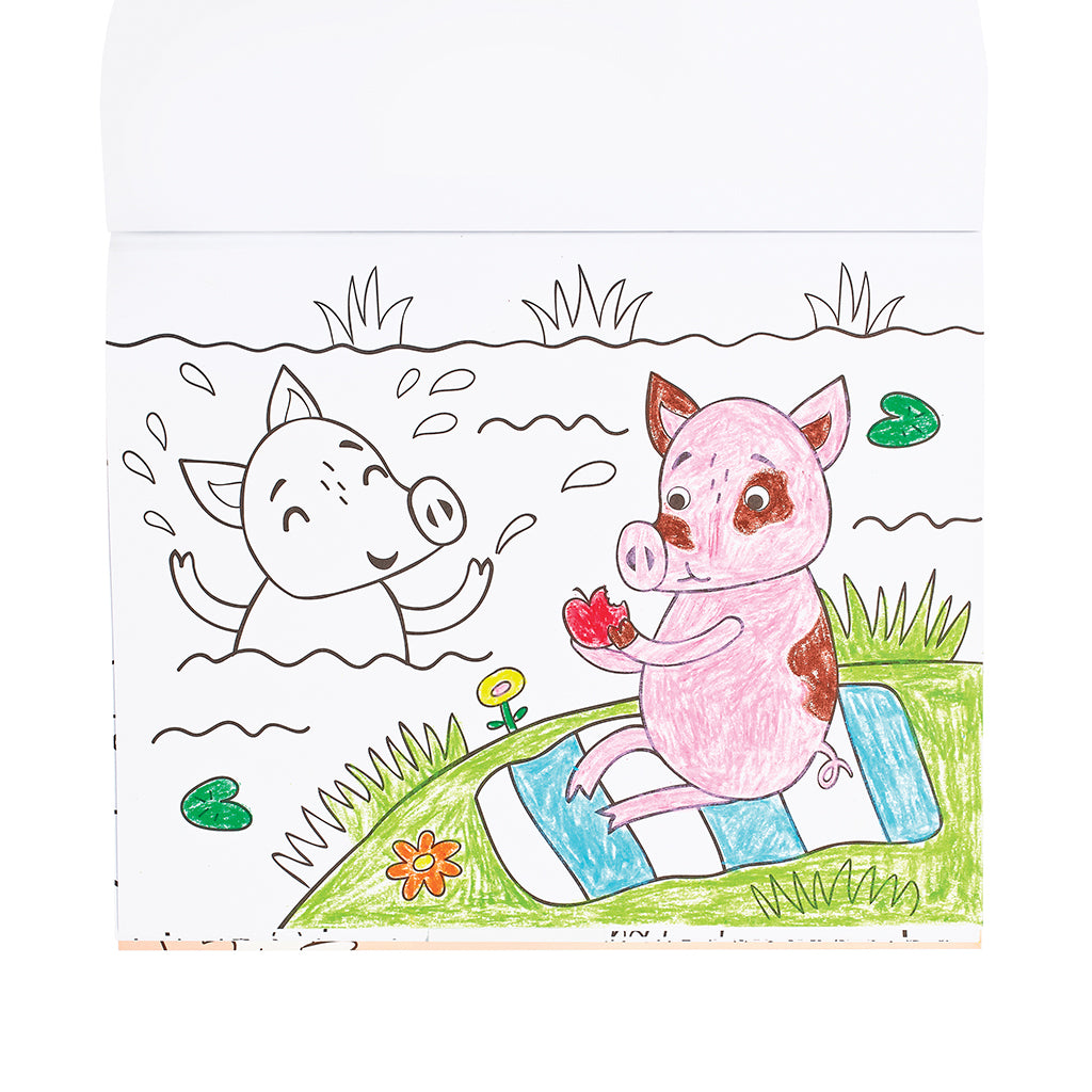 Ooly Coloring Book, Little Farm Friends