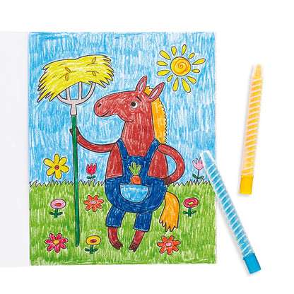 Ooly Coloring Book, Little Farm Friends