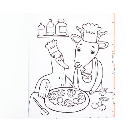 Ooly Coloring Book, Little Farm Friends