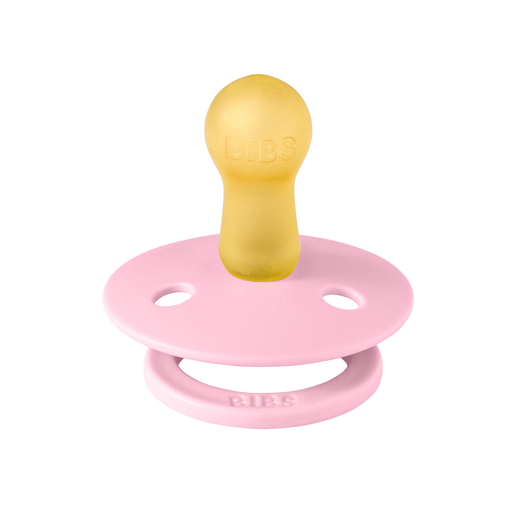 Bibs Natural Rubber Pacifier, 2-Pack, Size 2 - Moomin, Dreaming - Baby Pink Mix