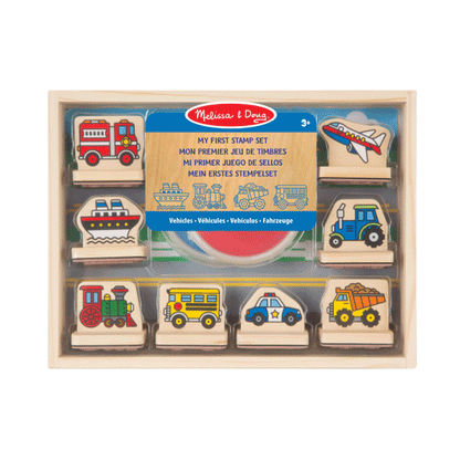 Melissa &amp; Doug My First Stamp Set, Vehicles