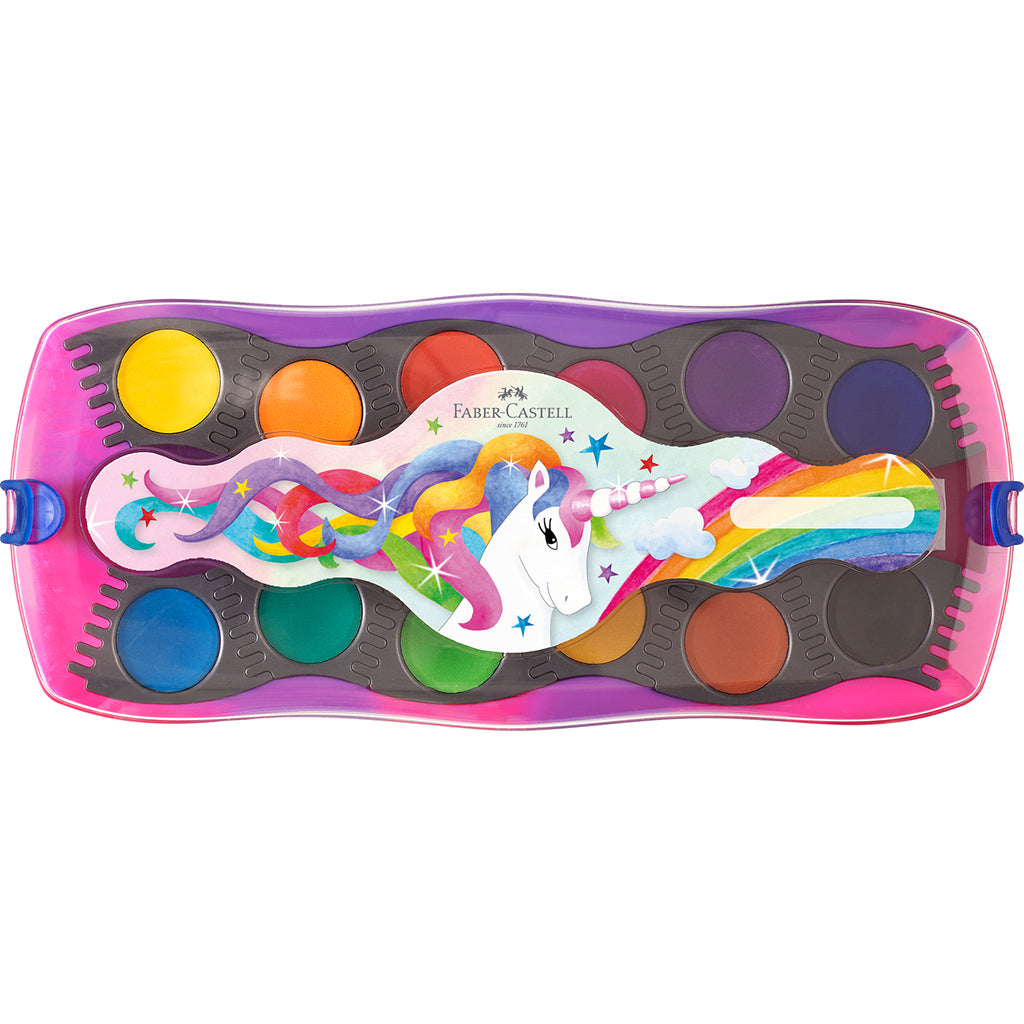 Faber-Castell Paint Connectors, 12 Colors - Unicorn