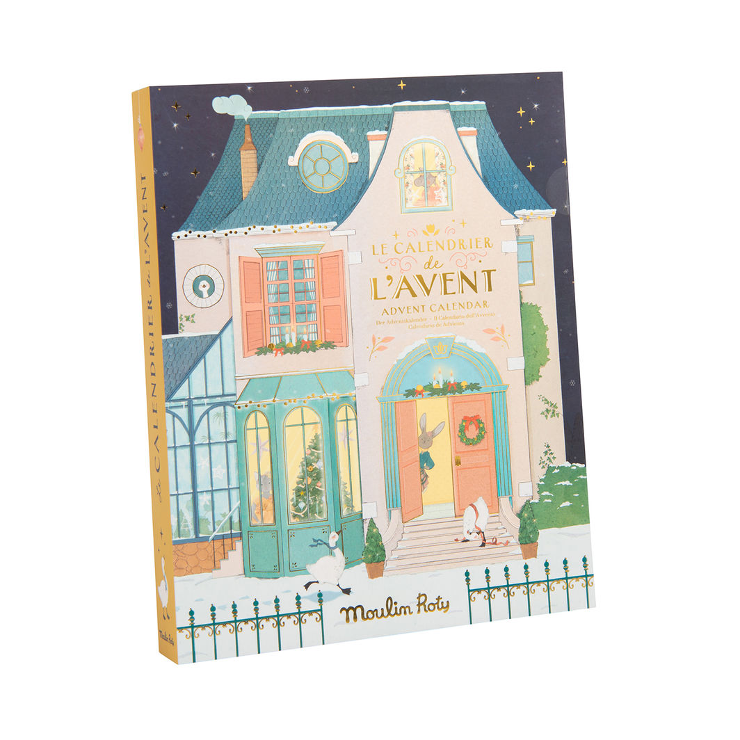 Moulin Roty Advent Calendar with 24 Doors, La petite école de danse