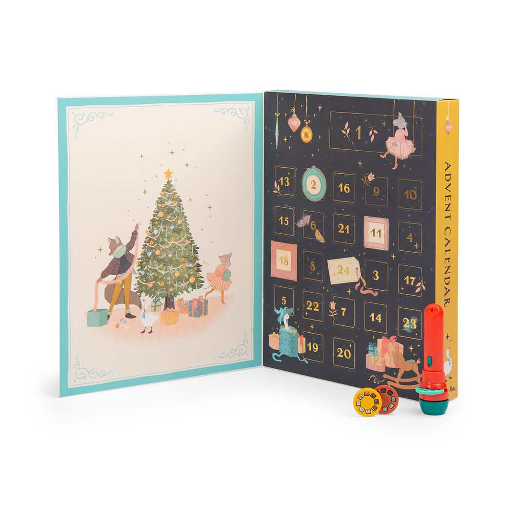 Moulin Roty Advent Calendar with 24 Doors, La petite école de danse