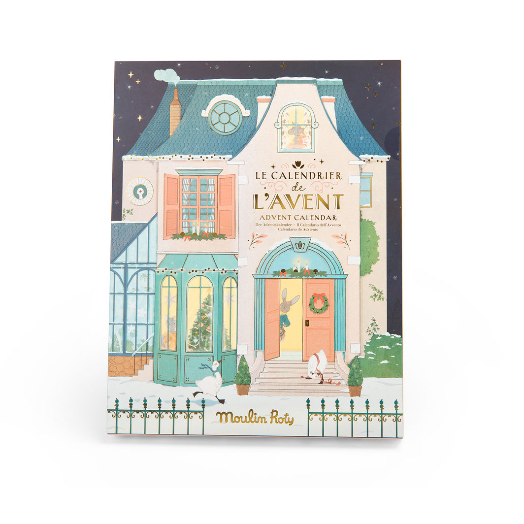 Moulin Roty Advent Calendar with 24 Doors, La petite école de danse